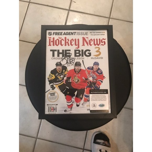 Sydney Crosby Signed Hockey Magazine COA - Picture 6 of 7